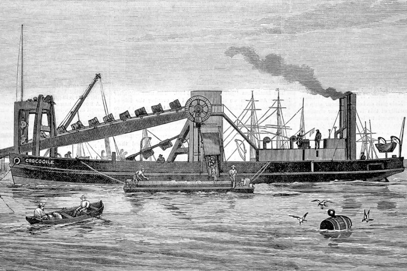 CROCODILE SELFPROPELLED BUCKET DREDGER