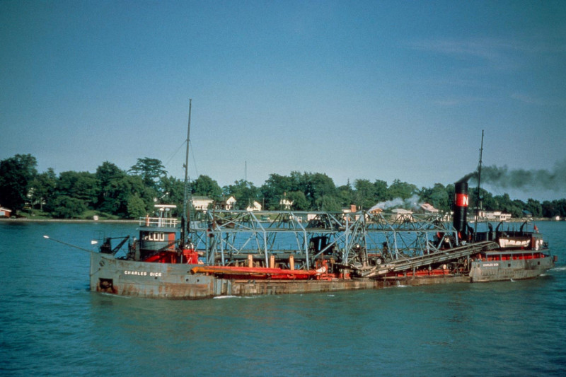 Charles Dick on the St. Clair River