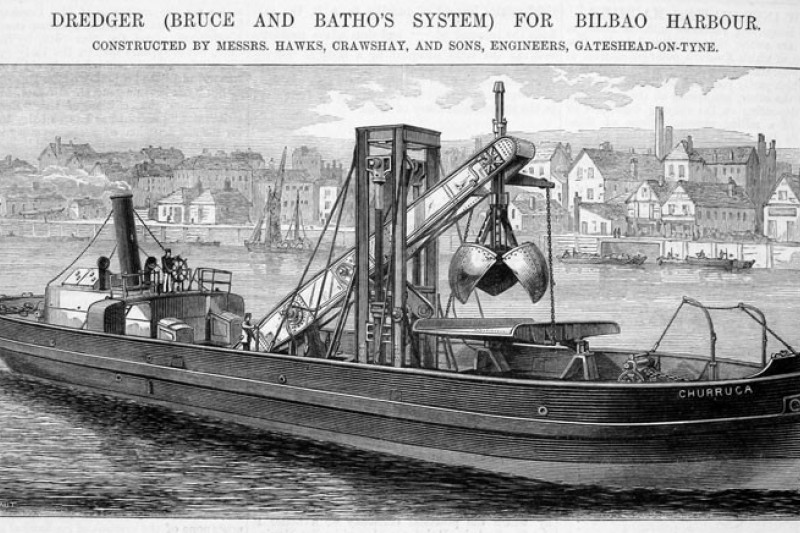 Tramontane - grab  dredger - type Batho and Bruce