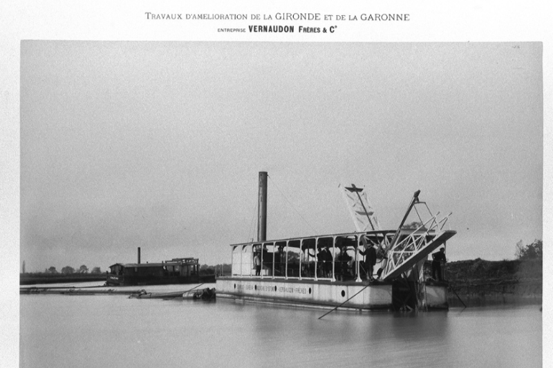 EUREKA workin on the Gironde estuary near Bac d'Ambès