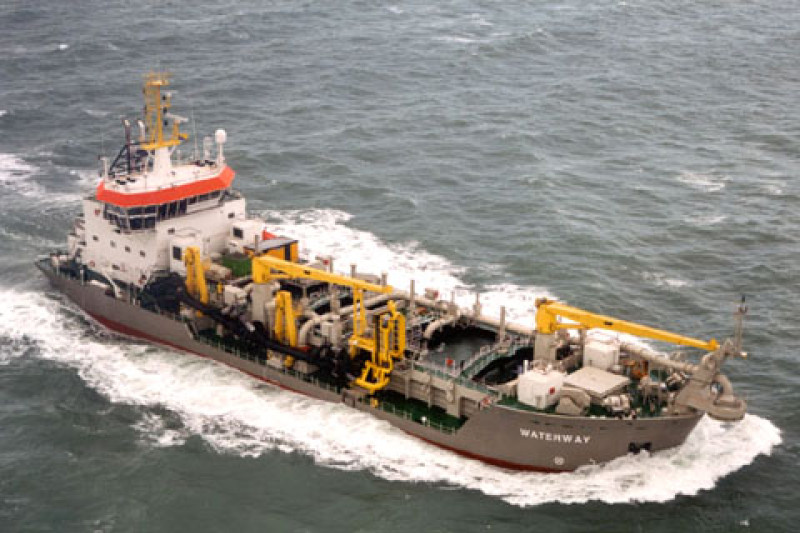 Waterway - trailing suction hopper dredger