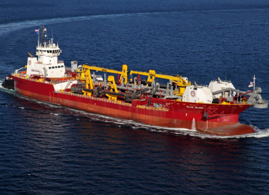 Ellis Island trailing suction hopper dredger