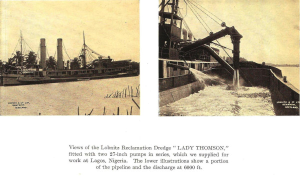RECLAMATION DREDGE LADY THOMSON