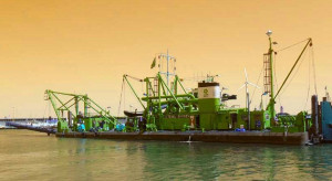 TEXEL SUCTION- BARGE UNLOADING DREDGER