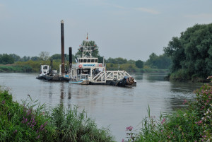 Ouistreham - cutter suction dredger