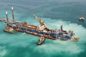 Castor hopperdredger