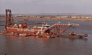 Alaska - cutter suction dredger