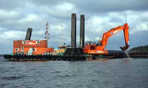 Attila - backhoe dredger