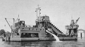 Azie bucket ladder dredger