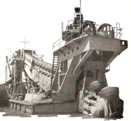 Liberation bld bucket ladder dredger emmer bagger molen stoom