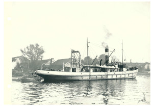 Wilkinson Nash - selfpropelled barge unloading dredger