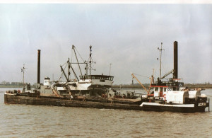 Holland XXIV - barge unloading dredger