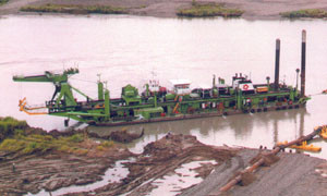 Cap Martin - cutter suction dredger