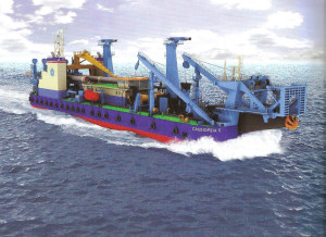 Cassiopeia V - cutterdredger