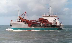 City of Cardiff - trailing suction hopper dredger