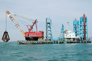 Jin Hang Jun 406 -clamshell dredger