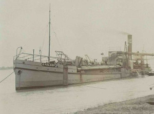 Cycloop - suction hopper dredger with pipe to the front