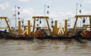 Kushiara - cutter suction dredger