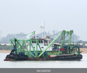 Ina Kantan - cutter suction dredger