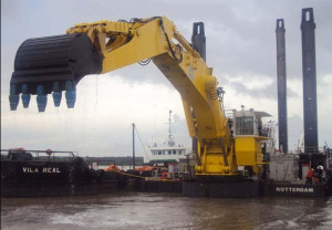 Enola Gay - backhoe dredge