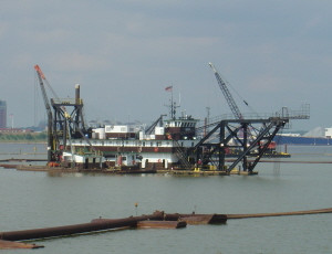 Essex - cutter suction dredger