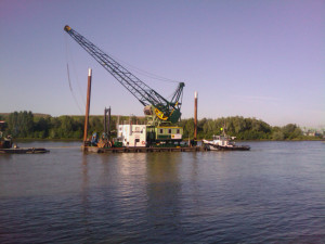 Karma IV clamshell dredger