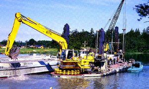 Gravlingen - backhoe dredge