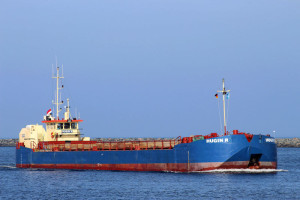 Hugin R selfpropelled split hopper barge