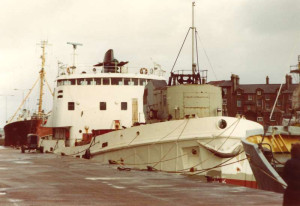 Haile Sand grab dredger