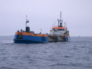 HAM 601 STFV stone dumping and fallpipe dredger