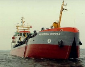 Heinrich Hirdes split hopper dredger