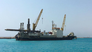 Huta 14 - cutter suction dredger