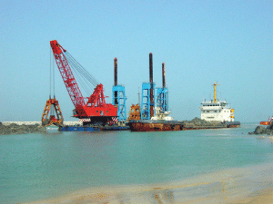 Jin Jian - clamshell dredger