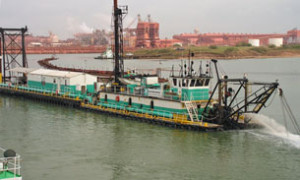 JN Fisher Cutter suction dredger