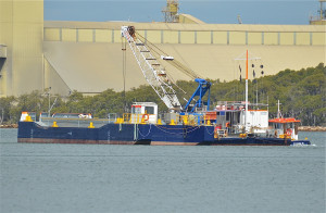 Ken Harvey - clamshell  dredger