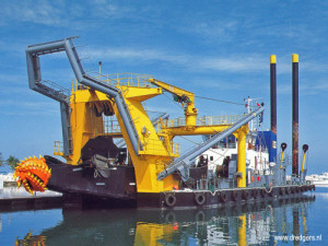 Khaljee Bay - cutter suction dredger