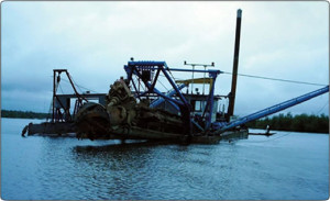 Lome - cutter suction dredger