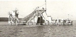 Loughmanon II - bucket ladder dredger