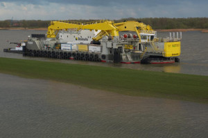 Magnor backhoe dredger