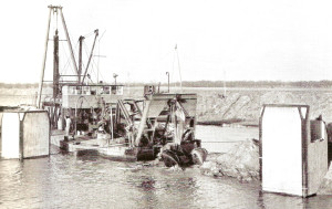 Polyp bucketwheel dredger