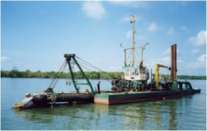 Draga de Cortador Puyo  - cutter suction dredger