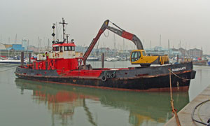 Njord grab dredger after 2009 named Njord
