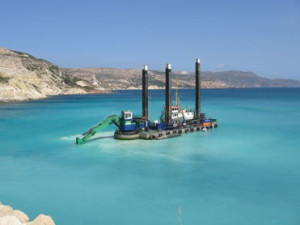 Razende Bol - backhoe dredge