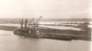 W.D. Holland - barge unloading dredger