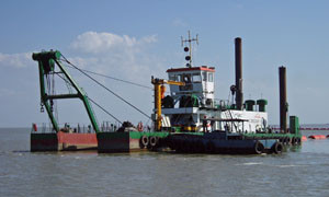 Shanti Sagar I - cutter suction dredger ex A.G. Dredger I