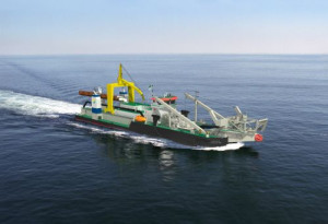 Huta 12 - cutter suction dredger