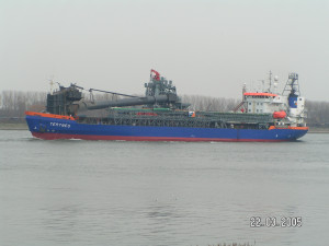 Tertnes fallpipe stone dumping