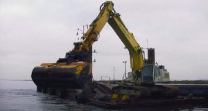 Texel - backhoe dredge