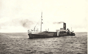 Kameleon - suction hopper dredger with pipe to the front