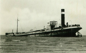 Vlaanderen IV - suction hopper dredger with pipe to the front